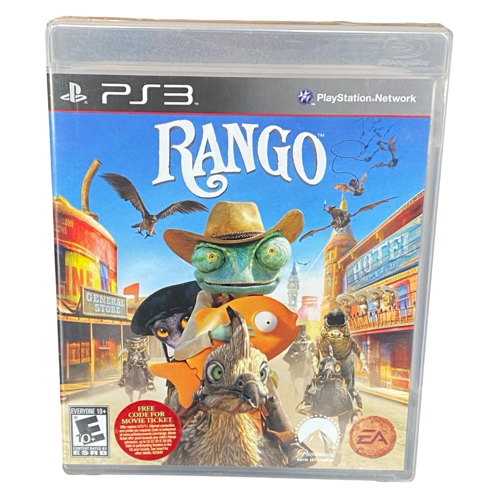 Rango The Video Game Sony PlayStation 3 PS3 New Sealed Action Adventure EA